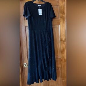 NWT Black Gown